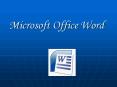 Microsoft Office Word PowerPoint PPT Presentation