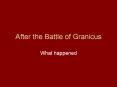 After the Battle of Granicus PowerPoint PPT Presentation
