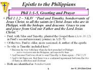 Epistle to the Philippians