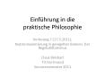Praktische Philosophie. Vorlesung 4 PowerPoint PPT Presentation