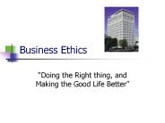 Business Ethics