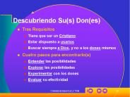 Descubriendo Su(s) Don(es)