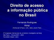 Direito de acesso a informa