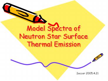 Model Spectra of Neutron Star Surface Thermal Emission