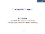 Cross-Domain Research