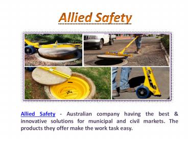 The Best of Sewer Manhole Services from Allied Safety