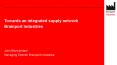 Towards an integrated supply network PowerPoint PPT Presentation