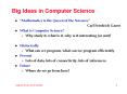 Big Ideas in Computer Science PowerPoint PPT Presentation