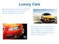 Luxury Cars in India PowerPoint PPT Presentation