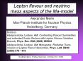 Lepton%20flavour%20and%20neutrino%20mass%20aspects%20of%20the%20Ma-model PowerPoint PPT Presentation