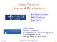 Some%20Topics%20in%20Statistical%20Data%20Analysis PowerPoint PPT Presentation
