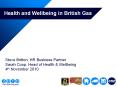 Health and Wellbeing in British Gas PowerPoint PPT Presentation