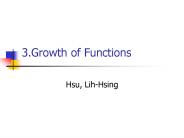 3.Growth of Functions