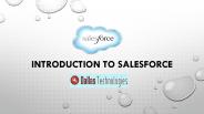 Introduction to Salesforce by Dallas Technologies