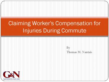 Claiming Worker's Compensation for Injuries During Commute
