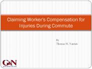 Claiming Worker's Compensation for Injuries During Commute