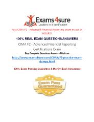 Cima F2 Practice Test