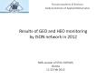 Results of GEO and HEO monitoring by ISON network in 2012 PowerPoint PPT Presentation