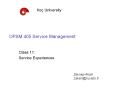 OPSM 405 Service Management PowerPoint PPT Presentation