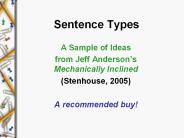 Sentence Types