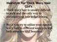 Hairstyle for Thick Wavy Hair Girl’s PowerPoint PPT Presentation