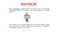 Post Free Ads