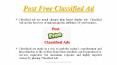 Post Free Classified Ads PowerPoint PPT Presentation