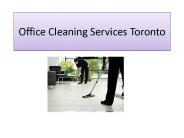 Office Cleaning Services Toronto