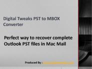 Digital Tweaks PST to MBOX Converter