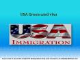 USA Green card visa PowerPoint PPT Presentation