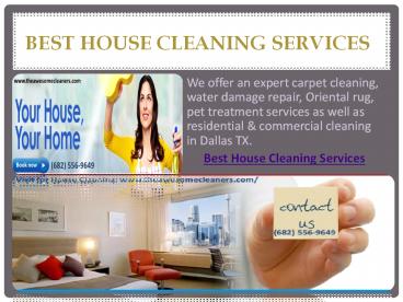 Best House Cleaning Services