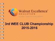 3rd WEE CLUB Championship 