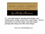 Wine Label Design