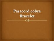 Paracord cobra Bracelet