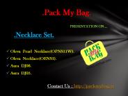 Oleva  Pearl  Necklace(OPNS11W). Oleva  Necklace(OENS1).