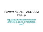 How to Get Rid of 1startpage.com