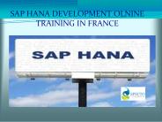 sap hana development online training in france