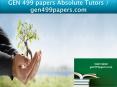 GEN 499 papers Absolute Tutors / gen499papers.com PowerPoint PPT Presentation