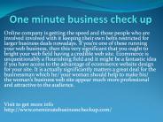 oneminutebusinesscheckup.com