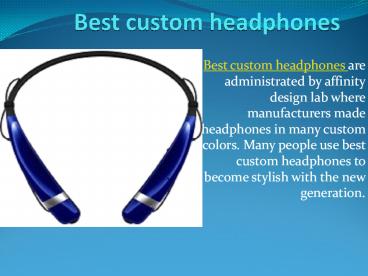 Logo headphones