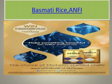 amira Basmati Rice Brand,