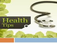 Tips for healthy diet
