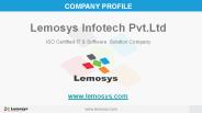 Lemosys Infotech- Company Profile with our services