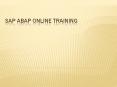 Best sapABAP online training  in us,uk and canada PowerPoint PPT Presentation