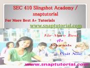 SEC 410 Slingshot Academy - snaptutorial.com