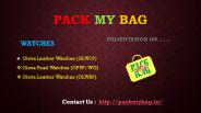 Watches, Packmy Bag