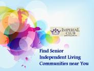 Find Senior Independent Living Communities near You