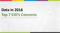 Data in 2016 - Top 7 CIO's Concerns PowerPoint PPT Presentation