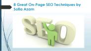sofia azam seo specialist