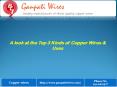 Top 3 Kinds of Copper Wires & its Uses PowerPoint PPT Presentation